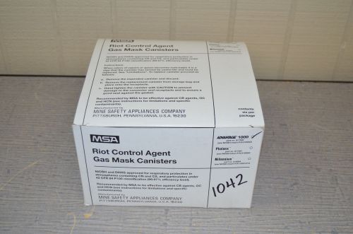 Box of 6 msa advantage 1000 3000 3200 gas mask filters p100/cs/cn 817588 817590 for sale