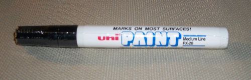 Uni-Paint Marker Black Oil Based Paint Medium Point PX-20