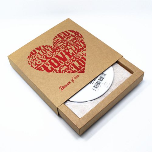 10X Kraft Paper CD DVD CDR Sleeve Boxes Wedding Discs CD Case CD Bags Packaging