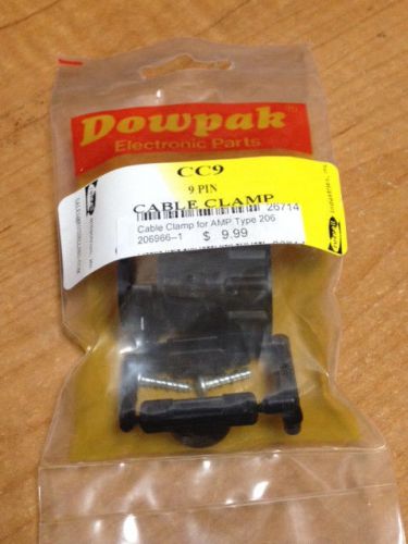 Cpc circular plastic cable clamp - 9 pin - dowpak cc9 - fits amp 206966-1 for sale