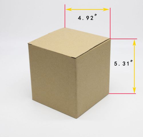 25 Pack of 4.9x5.3x4.9&#034; Small Shipping Box Cartons Supplies 15908