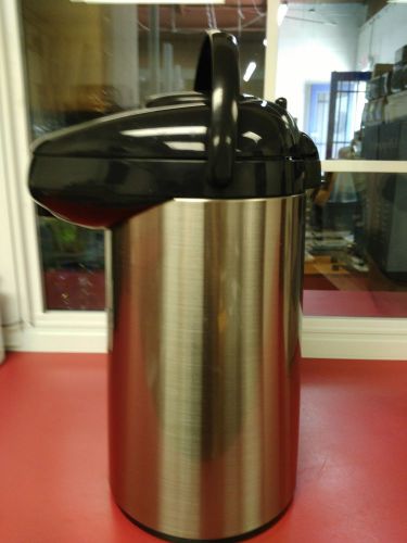 Service ideas eco-air tes25 airpot, stainless steel, 2.5 liter #1181 for sale