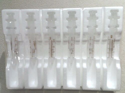 B-d multifit glass syringe  2cc  pack/6 for sale