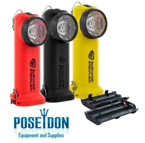 Yellow streamlight survivor led, low profile, c4 led, flashlight w/ batteries for sale
