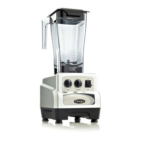 Omega commercial variable speed w/pulse  64 ounce  3 hp silver blender bl460s for sale