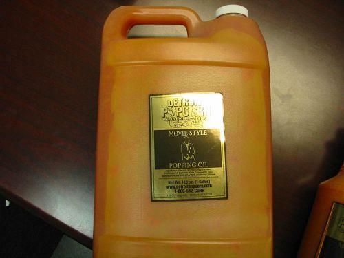 Movie Style Popcorn Popping Oil 1 Gallon  Detroit Popcorn