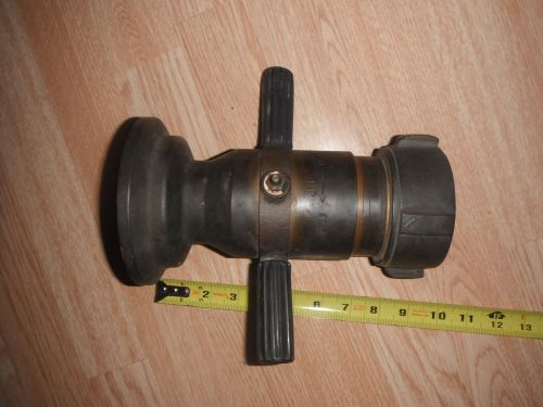 Brass fire nozzle   / elkhart  b-3 for sale