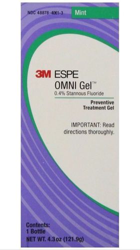 NIB 3M Espe Omni Gel Preventive Treatment Gel Dentist Direct