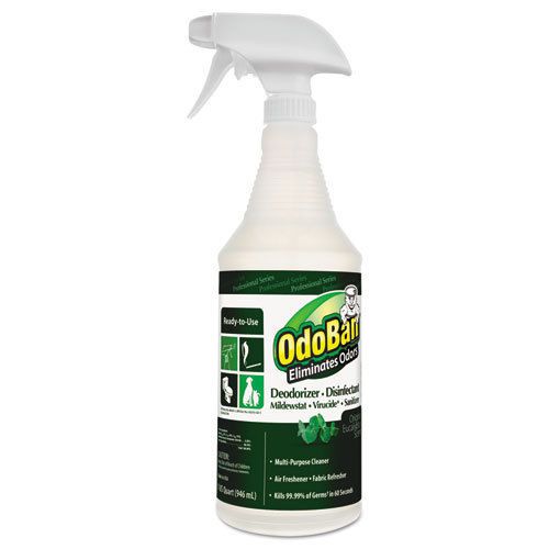OdoBan Professional Series Deodorizer Disinfectant, 32oz Spray Bottle