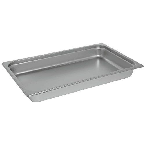 Full size stainless steel steam table pan 2.5&#034; deep, 24 gauge for sale