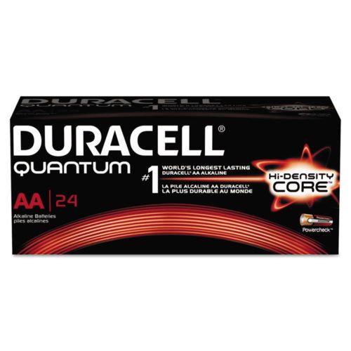 Duracell Quantum Alkaline Batteries Duralock Power Preserve Technology AA24 BULK