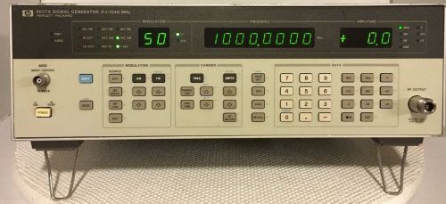 Hp agilent 8657a signal generator) 0.1 - 1040 mhz) for sale