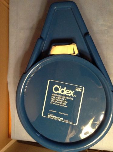 CIDEX MODEL 2036 STERILIZING DISINFECTING TRAY SYSTEM FOR FLEXIBLE BRONCHOSCOPES