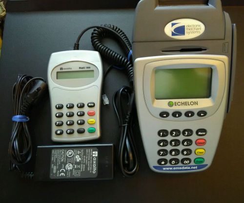 ECHELON Electronic Merchant System Credit card Machine w/Key Pad M6100