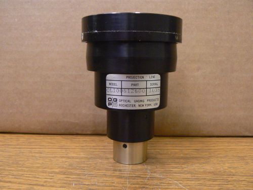 OPTICAL GAGING PRODUCTS QL100 PROJECTION LENS # 612600