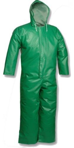 Tingley tingley rubber v41108 safety flex coverall with hood, 3x-large, green for sale