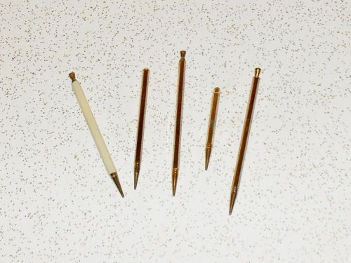 Set of 5 mechanical pencils, two are Stik