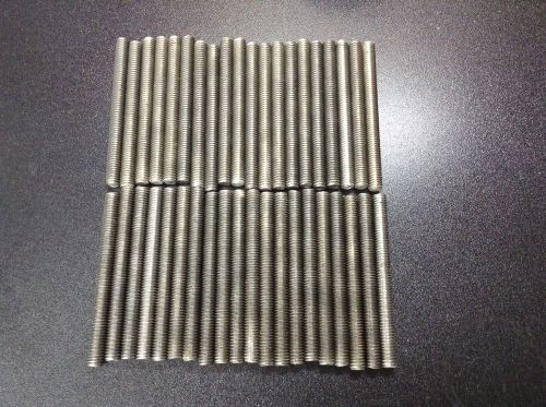 Stainless steel threaded rod 3/8&#034; nc16 4&#034;long (lot of 40)