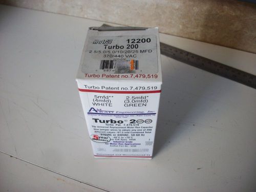 Mars 12200 turbo 200 universal replacement motor run capacitor for sale
