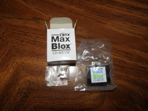5 NEW Max Blox BTX CD-MX15F Terminal Block Connector Rev. A