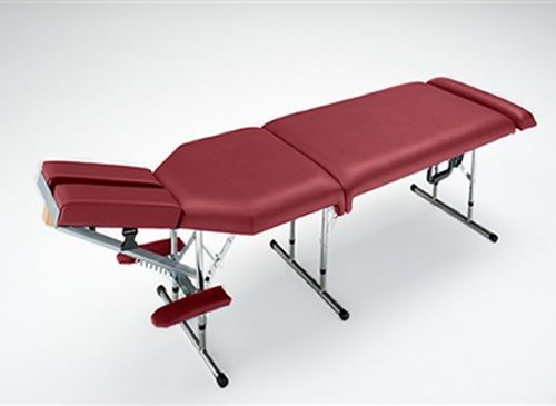 Deluxe portable chiropractic table - red for sale