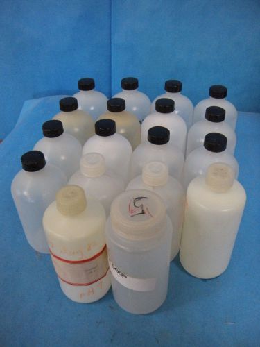 Nalgene Plax Lab Plastic Bottles Approx. 16oz. 500ml, Lot of 18