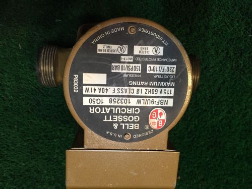 Bell &amp; Gossett NBF-9U/LW Circulator Pump Unit Module Industrial 103258