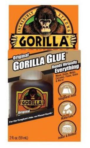 Gorilla Original Glue 2oz 16Pack 100% Waterproof Versatile Temperature Resistant