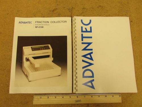 Advantec Super Fraction Collector SF-2120 Operation Instruction Manual 85 Pages
