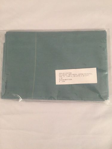 NEW LOT OF 4 Military Medical Cotton Polyester Pillowcase 20.5&#034;x32.5&#034; Green