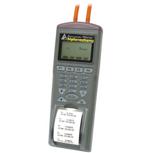 Differential pressure meter gauge manometer 5psi data log built-in printer rs232 for sale
