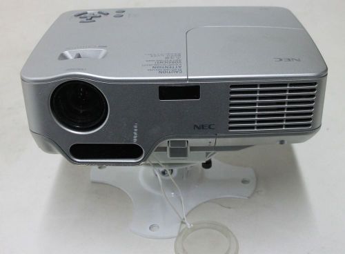 NEC NP60 DLP 3000 Lumen Silver Small Form VGA Portable Multimedia Projector 285W