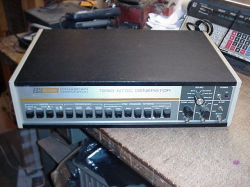 Vintage b&amp;k dynascan 1250 ntsc generator, powers up. could work, untested. &gt;c4 for sale