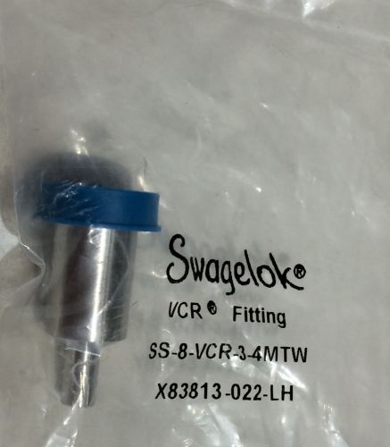 NEW SWAGELOK SS-8-VCR-3-4TMW SS VCR FITTING SHORT TUBE BUTT WELD GLAND