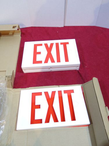 LED EXIT Sign Cooper XLN16SR2U Signs Self Powered List RED