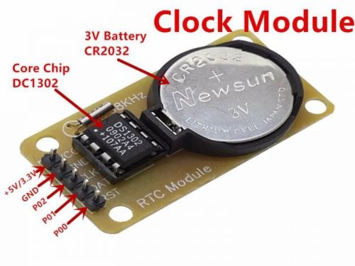 10X Module DS1302 Real time Clock module W battery CR2032 UNO Development Board