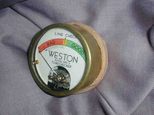 New old stock Weston 685-2 tube tester meter for DIY Western Electric amplifier