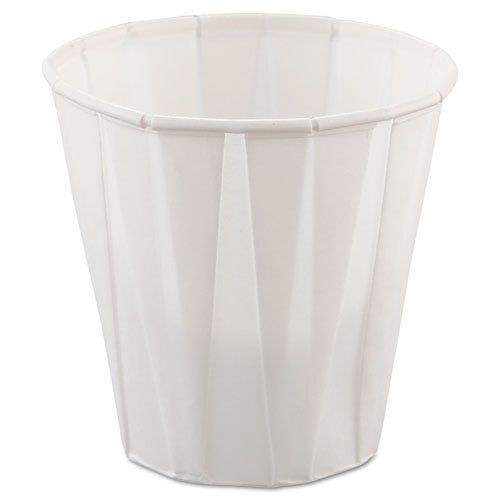 Paper medical &amp; dental treated cups, 3.5oz, white, 100/bag, 50 bags/carton for sale