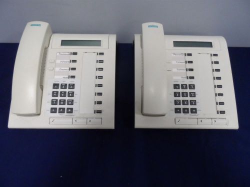 Siemens Optiset E Advance Warm Gray Telephone S30817-S7005-B101-6 Lot 2x