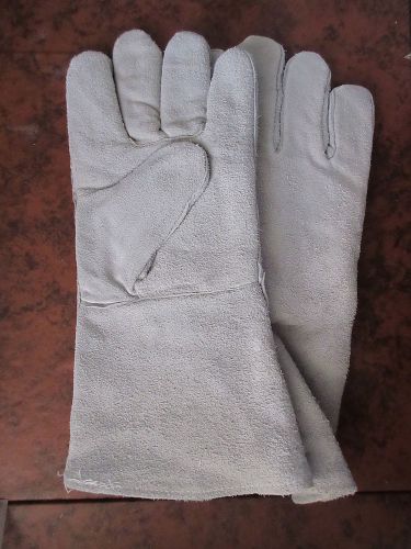 Chicago Electric Welding Welders Gloves 14 inch Split Cowhide