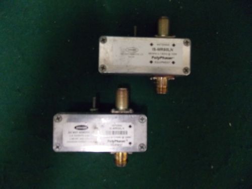 Polyphaser IS-MR50LN Antenna Connector 980MHz to 1.8GHz @ 100W (Lot of 2) #