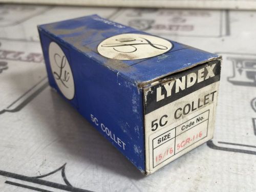 LYNDEX 15/16&#034; 5C COLLET FOR LATHE MILL MACHINIST