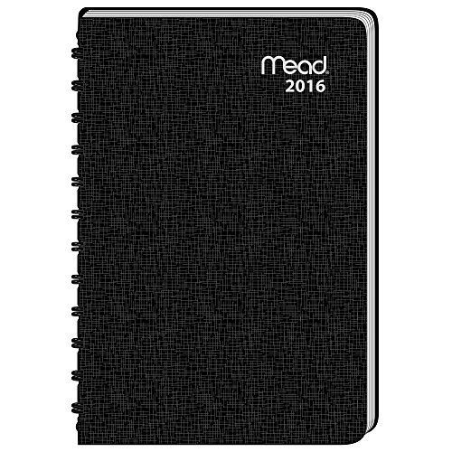 Mead Daily Appointment Book / Planner 2016, Medium, 4 7/8 x 8 Inch Page Size,