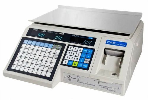 CAS LP-1000N, 30 lb PC Label Printing Scale