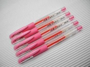 (5 pens) Uni-Ball Signo DX UM-151 0.38mm ultra fine gel ink roller ball pen Pink