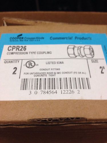 Cooper 2&#034;compression rigid coupling  cat#cpr26 for sale