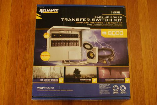 Reliance controls 10-circuit 30 amp manual transfer switch kit 310crk for sale
