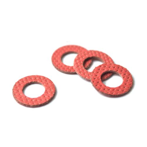 Red insulating fiber washer standard metric flat washers m2 m3 m4 m5 m6 m8 100pc for sale