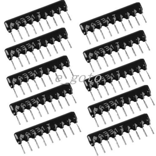 20PCS DIP9 1K/10K/330R/470R DIP9 Row Resistor SIP resistor CHIP