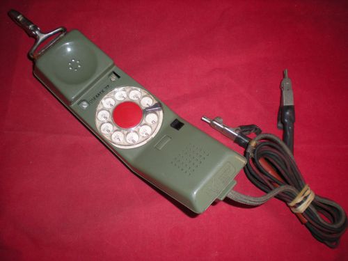 VINTAGE Northern Telecom ITT Lineman Rotary Test Phone RD 1967 Butt Set UNTESTED